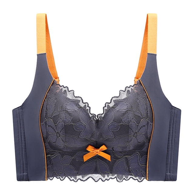 Abcnature Women's Bras Lace Thin Style Ventilate Plus Size Bras without Steel Rim