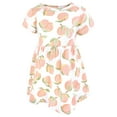 thumbnail image 3 of Hudson Baby Infant and Toddler Girls Cotton Dresses, Sweet Peach, 9-12 Months, 3 of 4
