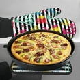 thumbnail image 7 of Vsdgher Trendy Colorful Pineapples Oven Mitts and Pot Holders 2 pcs Set,High Heat Resistant Kitchen Oven Glove for Baking and Cooking, 7 of 7