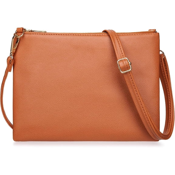 Small Crossbody Bags for Women Trendy Clutch Purse PU Leather  Bags with Adjustable Strap