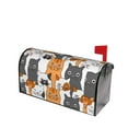 thumbnail image 2 of Bingfone Funny Cats Magnetic Mailbox Cover Standard Size For Garden Yard Outdoor Decorations-21x18 In, 2 of 7