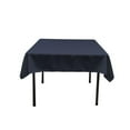 thumbnail image 1 of LA Linen TCpop58x58-NavyP72 Polyester Poplin Square Tablecloth, Navy - 58 x 58 in., 1 of 1