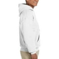 thumbnail image 4 of Gildan Chandail à Capuchon en Molleton Épais pour Hommes, TG, Blanc, 4 of 7
