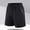 Black, variant on Mingw Mens Shorts Men's Waterproof Shorts Summer Beach Pants Casual with Zippper Pockects Trousers