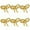 Golden, variant on Mdesiwst Christmas Napkin Ring 6pcs Metal Napkin Rings for Wedding Party Christmas Decor Table Setting Elegant Dining Table Accessories Napkin Holders