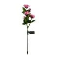 thumbnail image 1 of Douhoow 1 Piece Solar Light Solar Powered Rose Light Flower Stake Garden Yard Decoration, 1 of 10