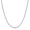 White, variant on 18K Gold Diamond-Cut Singapore Chain Necklace - Adjustable Minimalist 3mm Dainty Chain for Women 18.1" C0510269