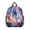 thumbnail image 3 of Colorful Starry Sky and Universe Backpack for School, Cute School Bag with Adjustable Shoulder Straps and Padded Back, 13.8"x11.4"x6", 3 of 5