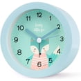 thumbnail image 1 of Reloj Despertador para niños Analógico, Niños Lindo Silencioso Portátil SIN tictac Reloj analógico Luz Funciona con pilas Alarma de viaje para niños Despertador de mesita de noche WD.WDQZL Hogar, 1 of 6
