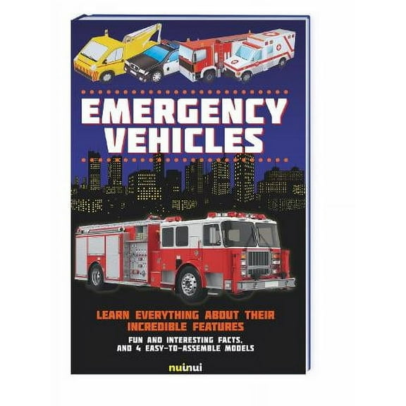 David Hawcock Emergency Vehicles (Hardcover) Make Your Own Press-Out
