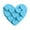 Blue, variant on CASAFUN Heart Silicone Molds Valentines Day Mini Heart Shaped Molds, Non Stick Chocolate Molds for Baking Pudding, Cake, Candy, Cookie, Ice Cube, Soap Making