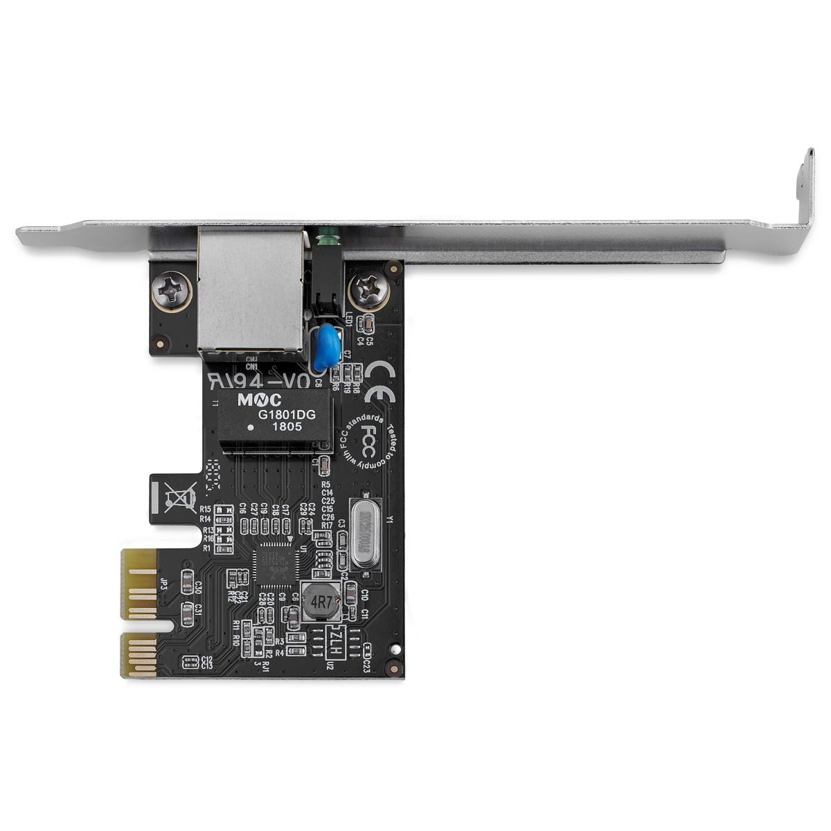 StarTech 1 Port Dual Profile PCI Express PCIe Gigabit Network Server Adapter NIC Card