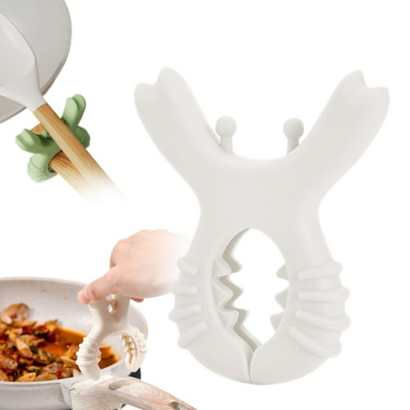 Clearance Fixed clip under $5,Silicone Crab Spoon Rest 2025 New Kitchen Gadgets Multifunctional Steam Release Chopstick Rest Cooking Gadgets Creative Kitchen Gift Perfect Home Decor 1PC