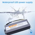 thumbnail image 2 of Fuente de alimentación impermeable IP67 Transformador de iluminación CA 110 V ~ 220 V a CC 12 V 24 V Controlador LED 10 W 20 W 50 W 100 W 400 W Adaptador para exteriores, 2 of 5