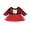 Red, variant on Bagilaanoe Toddler Baby Girl Christmas Dress Long Sleeve A-line Party Dresses 1T 2T 3T 4T 5T 6T Kids Plaid Plush Patchwork Mesh Tulle Dress