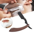 thumbnail image 4 of Maquinilla de afeitar de barbero plegable jinwen Dispositivos de afeitado de peluquero acero inoxidable resistente, 4 of 8