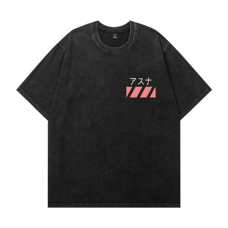 トップス Sao THNCLZX Washed vintage Sword Art Online SAO cotton T-shirt