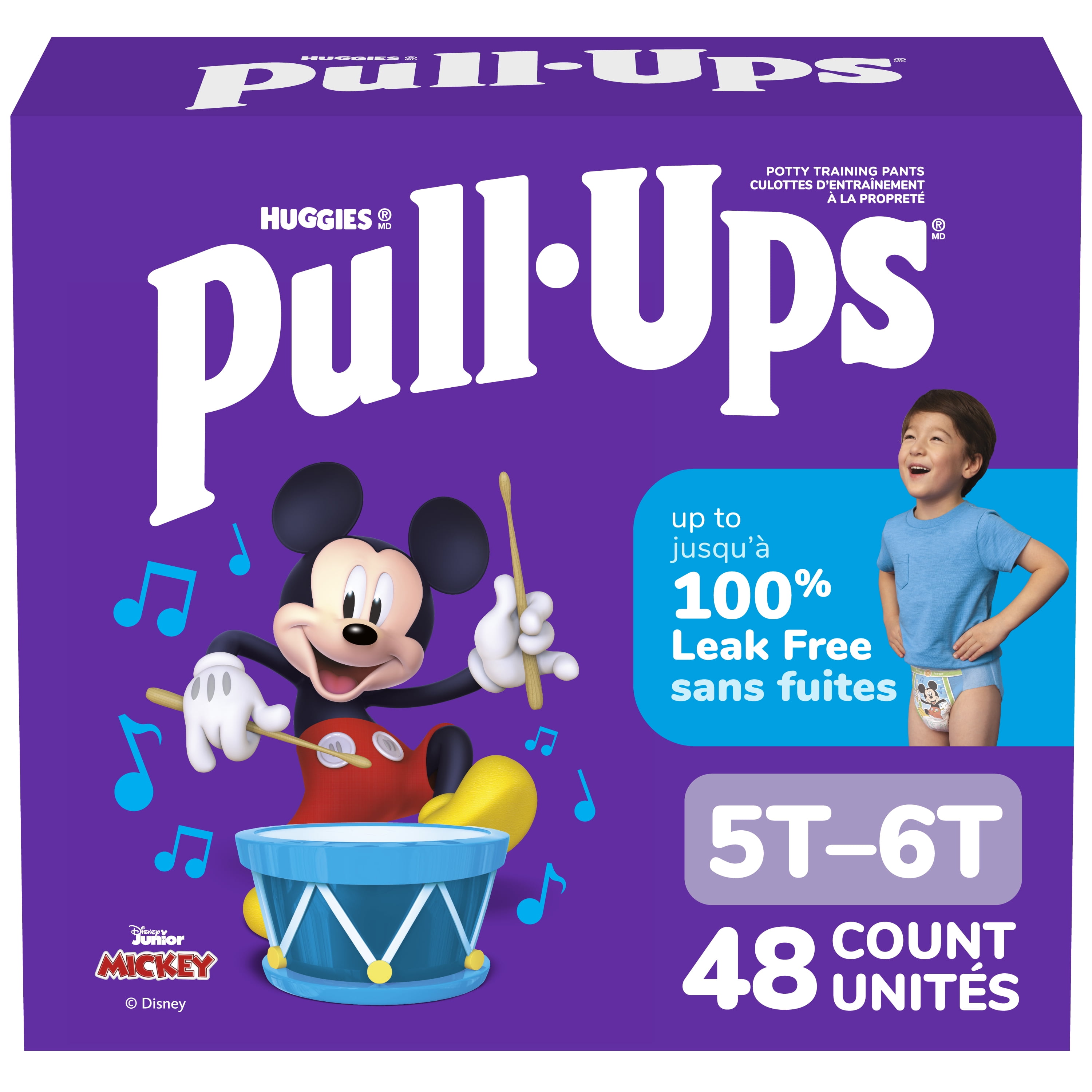 Sous-vêtements d’entraînement pour garçons Pull-Ups, Emballage Giga Taille: 2T - 6T | 74-48 sous-vêtements