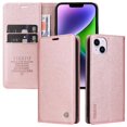 thumbnail image 1 of Funda para iPhone 15 Plus Estuche de Cuero PU Tipo Cartera con Ranuras para Tarjetas y Cierre Magnético, 1 of 5