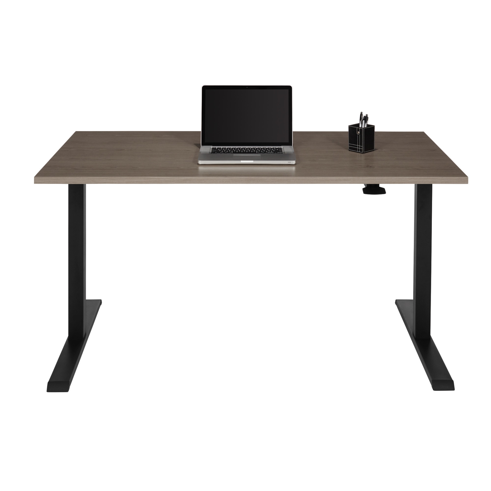 Realspace® Magellan 60"W Pneumatic Height-Adjustable Standing Desk, Gray - image 3 of 8