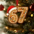 thumbnail image 6 of JLFNYA 67 Christmas Ornament, 67 Ornament for Christmas, 67 Ornaments for Christmas Tree, Xmas Holiday Home Decor, Christmas Tree Decorations, Christmas 67 Wrapping Paper Birthday Gifts, 6 of 8