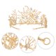 thumbnail image 3 of GOOHOCHY 1pc Crown Crown Crystal Opal Tiara Crown Crown Estilo barroco Tocado, 3 of 8