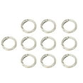 thumbnail image 4 of Dalazy 10 Pièces Anneaux de Ressort Rond Mousqueton 3/4inch O Anneaux pour Sacs Sac à Main Argent, 4 of 9