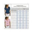 thumbnail image 2 of FASHIONWT Women Summer Open Placket Lapel Neck Stitching Casual Shirt Top, 2 of 3