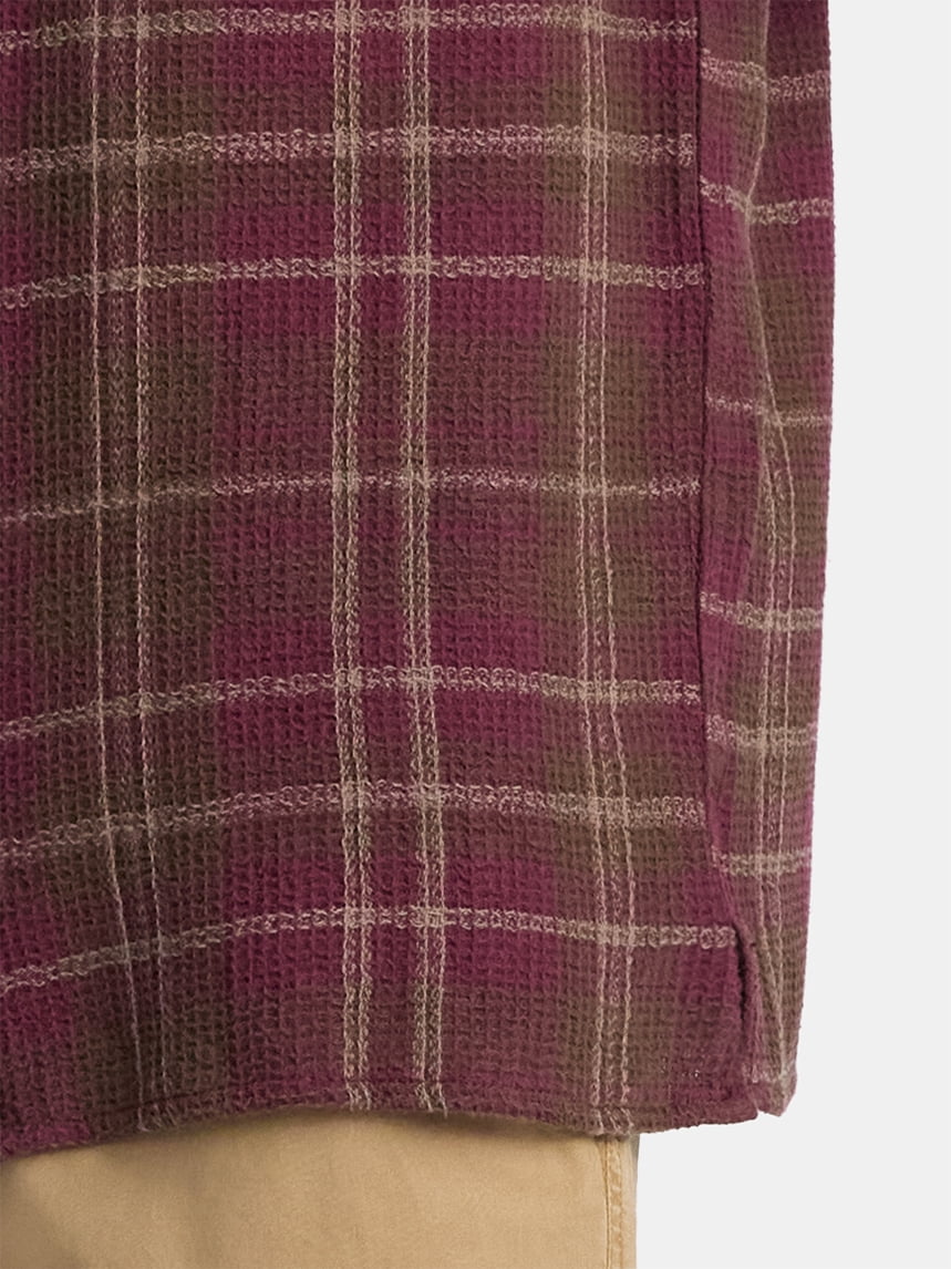 No Boundaries Men's & Big Men's Long Sleeve Textured Shirt , Sizes XS-5XL