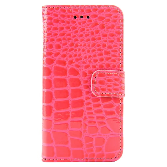 SUMACLIFE Crocodile Wallet Case for Apple iPhone 6 / 6s Perfect Fit (Rose)