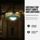 thumbnail image 3 of Outdoor Retro Light Shield Enamel Lampshade Industrial and Mining Sites Green 34.00X34.00X6.50CM Long-term Lighting Service 1Pcs, 3 of 5