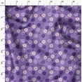 thumbnail image 3 of Soimoi Cotton Satin Spandex Purple Fabric By the Yard - 54 Inch Wide - Florals, Leaves Print Fabric - Elegant & Beautiful Patterns for Fashion and Home Decor Printed Fabric, 3 of 6