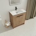 thumbnail image 5 of 30" Freestanding Bathroom Vanity with White Ceramic Sink & 2 Soft-Close Cabinet Doors, 5 of 9