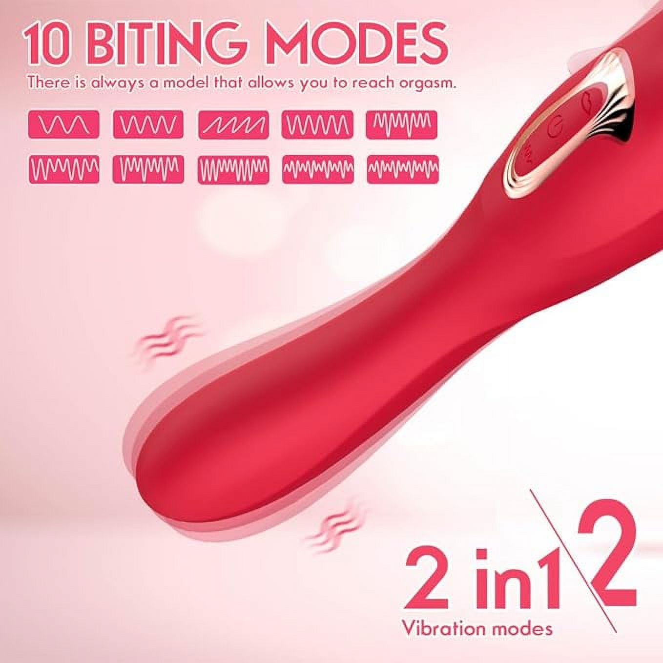 Rose Toy Vibrator For Women Female G Spot Stimulator Tongue Licking