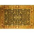 thumbnail image 1 of Ahgly Company Indoor Rectangle Oriental Yellow Industrial Area Rugs, 2' x 4', 1 of 4