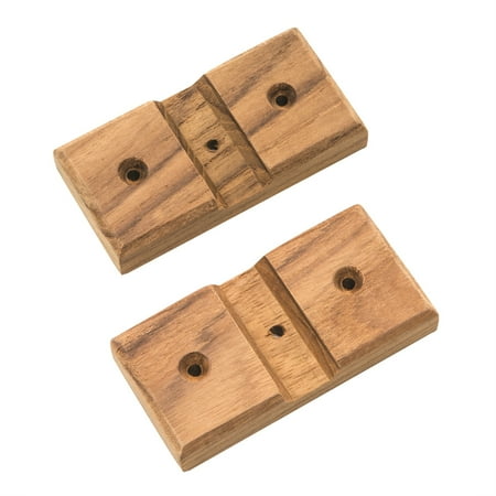 Whitecap 60609 Teak Fishing Rod Storage Rack Mounting Boards