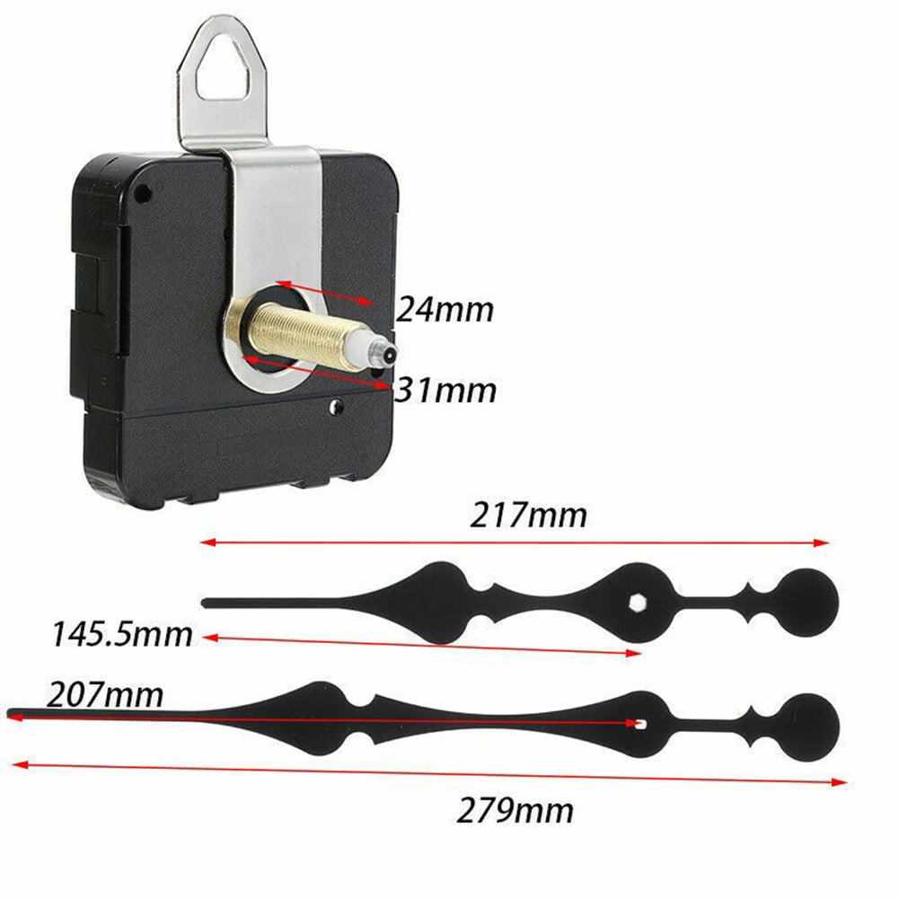 Long Large Torque Wall Clock Movement Mechanism Metal Clock Hand Kits long-large-torque-wall-clock-movement-mechanism-metal-clock-hand-kits