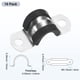 thumbnail image 3 of Uxcell 10 Paquete de Abrazaderas de Cable 0.39" Acero Inoxidable 304 Goma Forma U para Tubo, 3 of 7