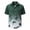 Army Green, variant on Mens Knit Polo Short Sleeve Tropical Button Down Beach Mens Athletic Tops,Light Gray,M