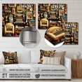 thumbnail image 4 of Designart "Nostalgic Jukebox Tunes Timeless Melodies V" Jukeboxes Metal Wall Art, Colorful Metal Wall Decor, Modern Metal Art Decor For Hallway - 36x36 Inch, 4 of 6