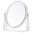 thumbnail image 1 of Vanity Mi Rror Round Double Makeup Mi Rror Clear 7X Magnifying Mi Rror With Stand 360° Swivel Desk Mi Rror Standing Mi Rror For Bathroom Bedroom Magnifying Mi Rror Christmas Hanging Ornament Christmas, 1 of 7