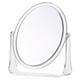 thumbnail image 1 of Espejo De Tocador Redondo Doble Espejo De Maquillaje Espejo Con Aumento 7X Transparente Con Soporte Espejo De Escritorio Giratorio 360° Espejo De Pie Para Baño Dormitorio Espejo Con Aumento, 1 of 7