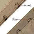 thumbnail image 4 of 50 Set Sewing Hooks And Eye Closures For Bra And Clothes, Silver And Black, 3 Sizes, 4 of 4