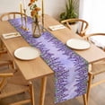 thumbnail image 3 of Table Runner 48 Inches Long for Kitchen Dining, Purple Lavender Dresser Scarf Farmhouse, Dining Table Decorations for Wedding/Parties, Spring Watercolor Wild Flowers Plant 13 x 48 In, 3 of 8