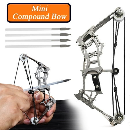Piaoyu Outdoor Hunting Mini Composite Pulley Bow Shooting Entertainment Portable Bow and Arrow Set