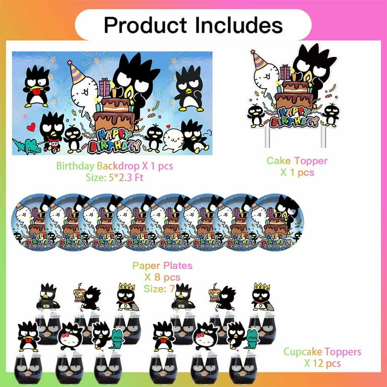 Badtz Maru Party Supplies Birthday Decorations Plates Banner Kids
