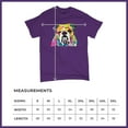 thumbnail image 5 of Tee Hunt Dean Russo Serious Bulldog T-Shirt Dog Best Friend Pet Paw Men's Tee, Purple, XX-Large, 5 of 5