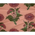 thumbnail image 4 of oneOone Polyester Lycra Peach Fabric Floral Block Dress Material Fabric Print Fabric By The Yard 56 Inch Wide, 4 of 4