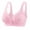 Pink, variant on Women Fashion Lace Front Buckle Underwear Without Rims Vest Lace E Bra Chemise Nightie Underwear Nightwear Sleepwear
