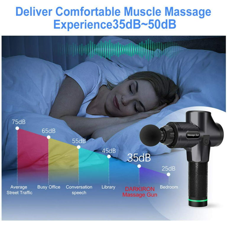 Muscle Massage Gun Deep Tissue Percussion Massager - Handheld Electric Body  Massagers Sports Drill f…See more Muscle Massage Gun Deep Tissue